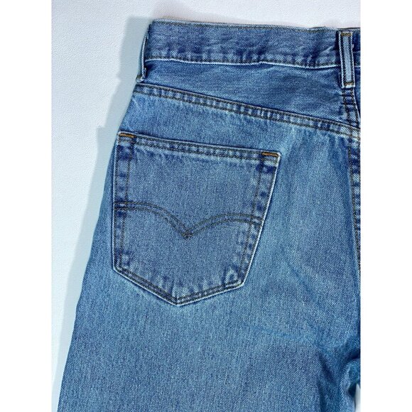 Levi's‎ 550 Relaxed Fit Men's Jeans size w 34 L34 Light Stonewash MADE in 2014. - Picture 12 of 15